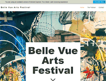 Tablet Screenshot of bellevueartsfestival.co.uk